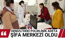 Denizlideki o poliklinik bölgedeki sağlık merkezi konumunda