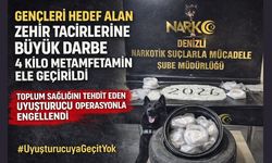 Gençleri Zehirleyenlere Büyük Darbe: 4 Kilo Metamfetamin Ele Geçirildi