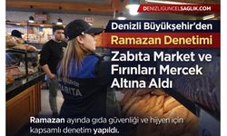 Denizli'de Zabıta Ekipleri Market ve Fırınları Mercek Altına Aldı