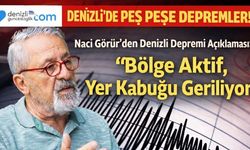 Naci Görür’den Denizli Depremi Açıklaması: “Bölge Aktif, Yer Kabuğu Geriliyor”