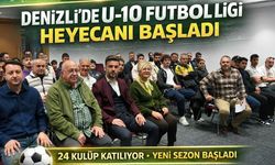 Denizli’de U-10 Futbol Ligi Heyecanı Başladı, 24 Kulüp Yeni Sezon İçin Sahaya Çıkıyor