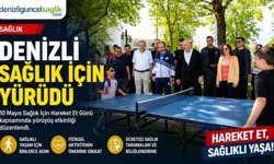 Denizli’de “Sağlık İçin Hareket Et Günü” Yürüyüşüne Yoğun Katılım