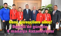 Denizli’nin güreşçileri, Türkiye Şampiyonasından madalyalarla döndü