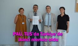 PAÜ, TUS’da Türkiye’de ikinci merkez olarak bir ilke imza attı