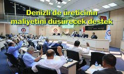 Denizli’de üreticinin maliyetini düşürecek destek