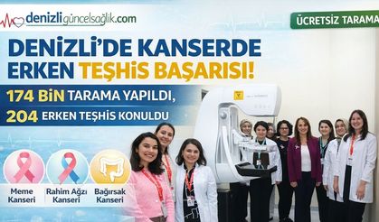 Denizli’de Kanserle Mücadelede Büyük Başarı: 2025’te 204 Erken Teşhis