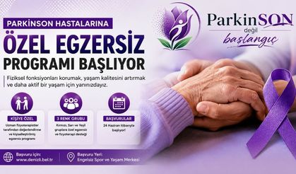 Denizli'de Parkinson Hastalarına Özel Egzersiz Programı Başlıyor