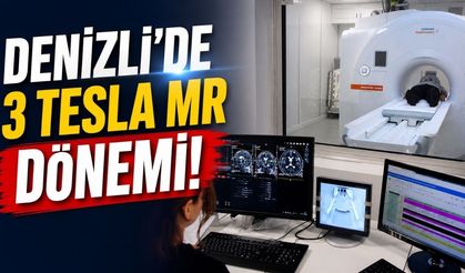 Denizli’de İlk ve Tek! Yapay Zekâ Destekli 3 Tesla MR Hizmete Girdi