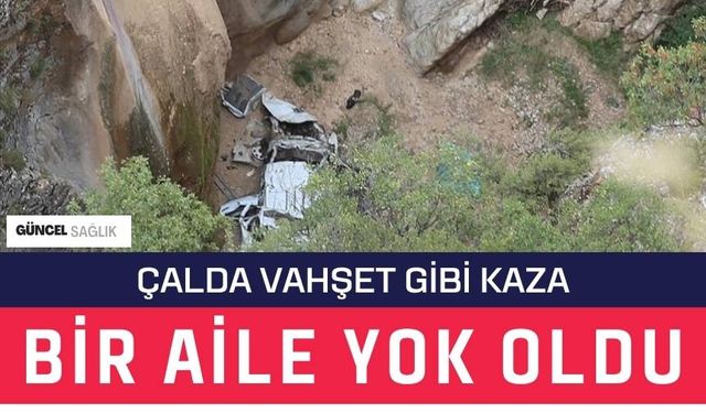 Çalda katliam gibi kaza, dört kişilik aile yok oldu