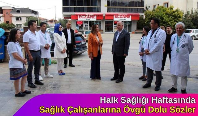 Halk sağlığı haftasında vali ve sağlık müdüründen moral ziyareti