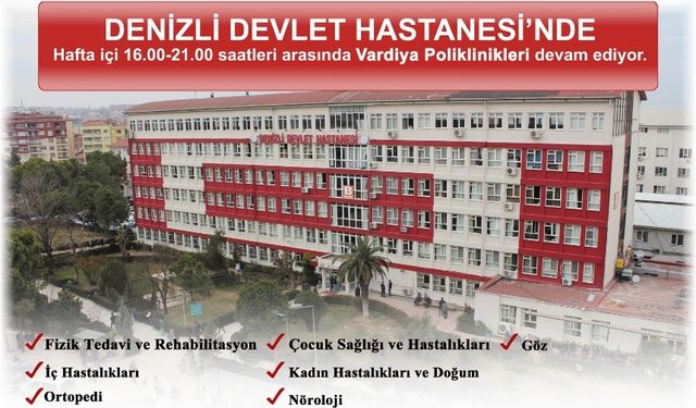 Vardiya poliklinik uygulaması devlet hastanesinde devam ediyor