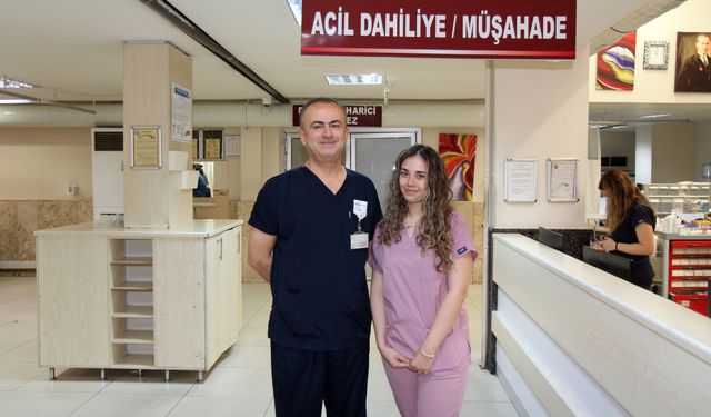 Doktor babanın doktor kızı aynı hastanede