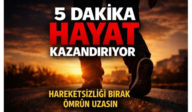 Günde Sadece 5 Dakika Yürümekle Ömrünü Uzatmanın Bilimsel Yolu: “Hareketsizlikten Kurtul, Yaşam Süresini Uzat!”