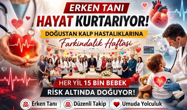 Her Yıl 15 Bin Bebek Doğuştan Kalp Hastalığıyla Doğuyor