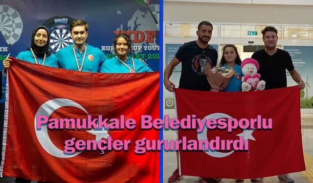 Pamukkale Belediyesporlu gençler gururlandırdı