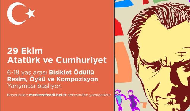 Atatürk ve Cumhuriyeti en güzel anlatan Merkezefendili çocuklara ödül