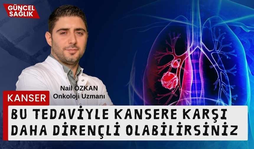 İmmünoterapinin Kemoterapiye Göre Farklarını Anlattı