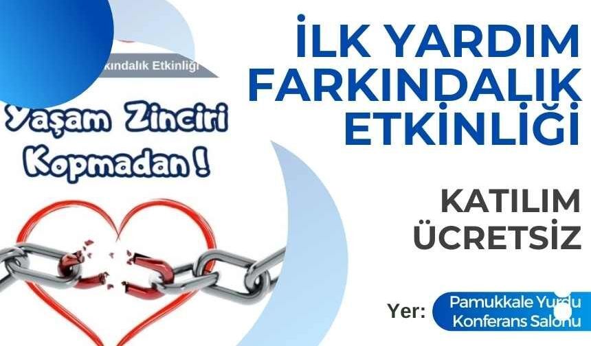 İlk Yardım Etkinliğine Katılım Ücretsiz