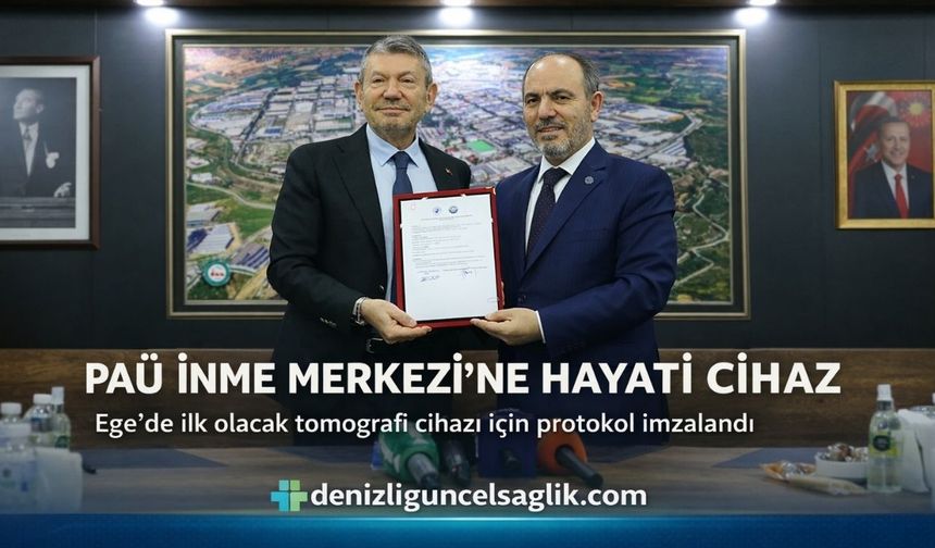 PAÜ İnme Merkezi’ne Ege’de İlk Olacak Tomografi Cihazı: DOSAV’dan Hayati Destek