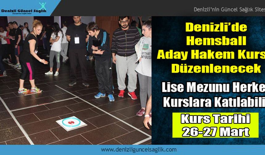 Denizli'de Hemsball Hakem Kursu Düzenlenecek