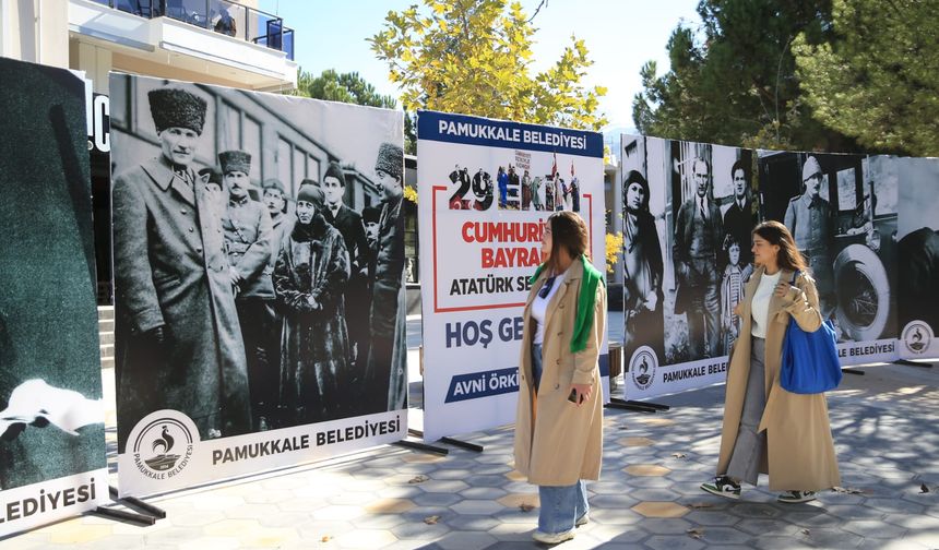 Pamukkale Belediyesinden Cumhuriyetin 99. Yılına Özel Sergi