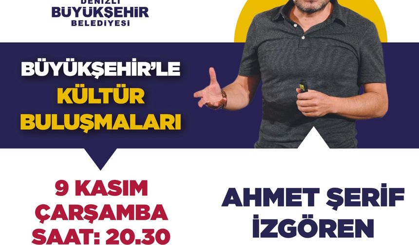 <strong>Sevilen yazar Ahmet Şerif İzgören Denizlililerle buluşacak</strong>