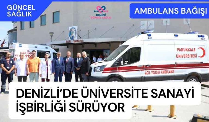 İşadamından Üniversite Hastanesine Ambulans Bağışı