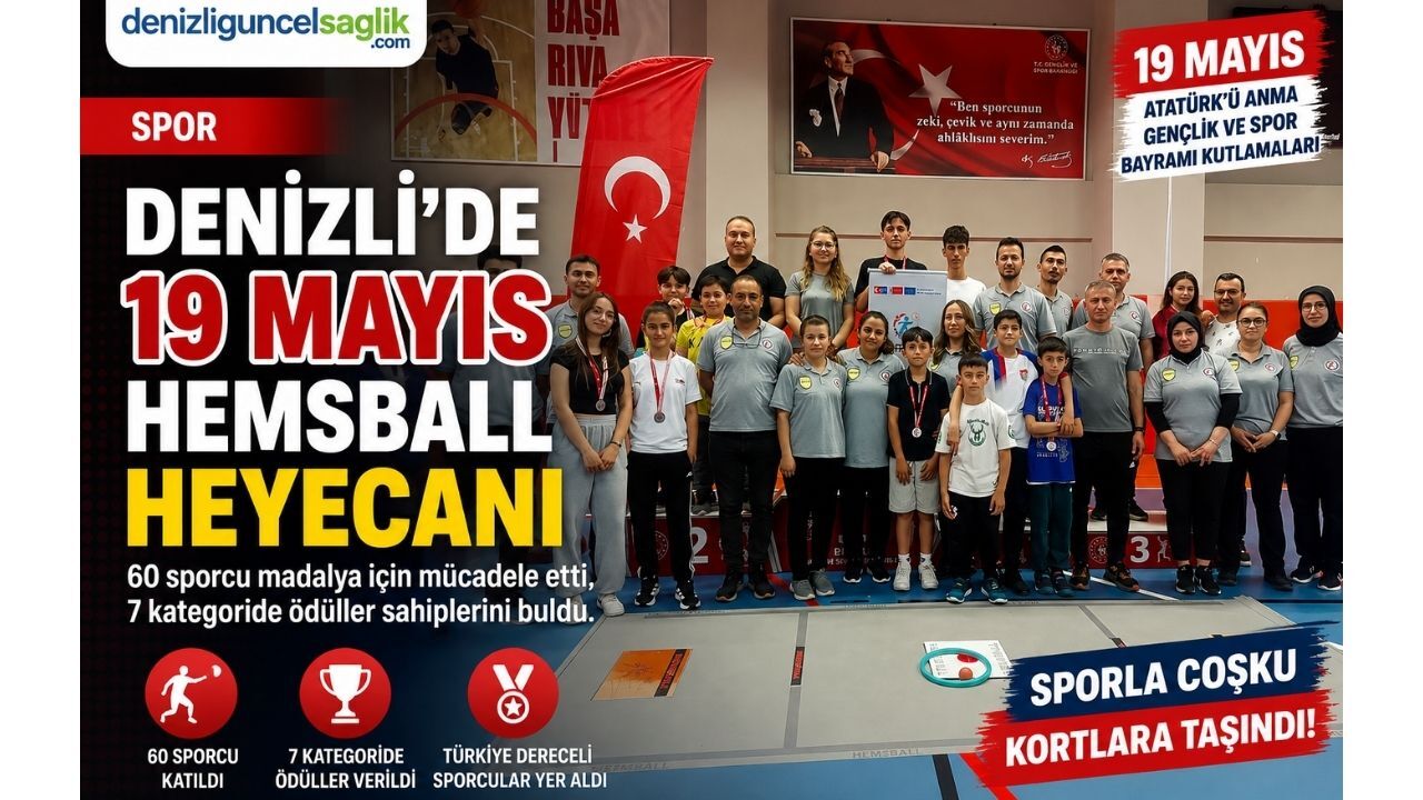 Denizli’de 19 Mayıs Coşkusu Hemsball Turnuvasıyla Yaşandı