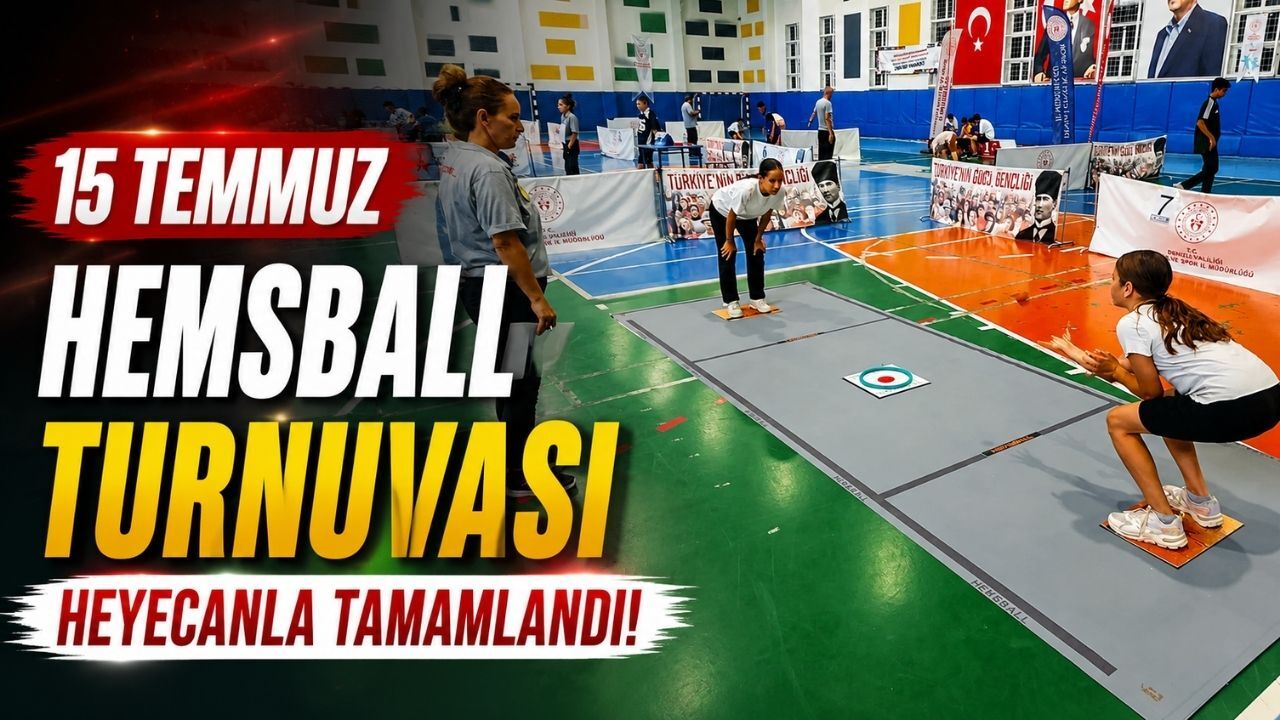 Denizli'de Hemsball Heyecanı! 15 Temmuz Turnuvasında Şampiyonlar Belli Oldu